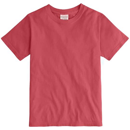 Hanes Boys X-Small Comfort Wash Garment Dyed Tee